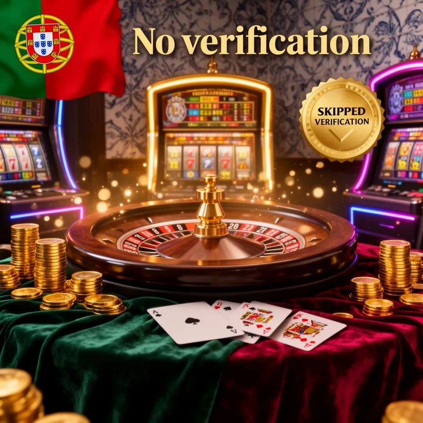 Interior de um casino online moderno
